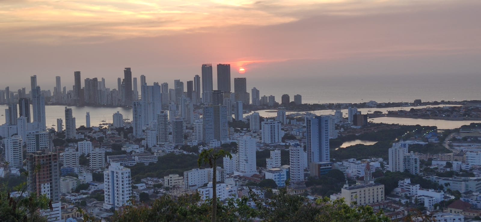 Cartagena de Indias, vista desde el Cerro de la Popa